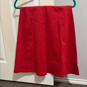 Liz Claiborne Vibrant Red A-Line Skirt